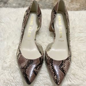 Anne Klein iflex Snake Pattern Heels